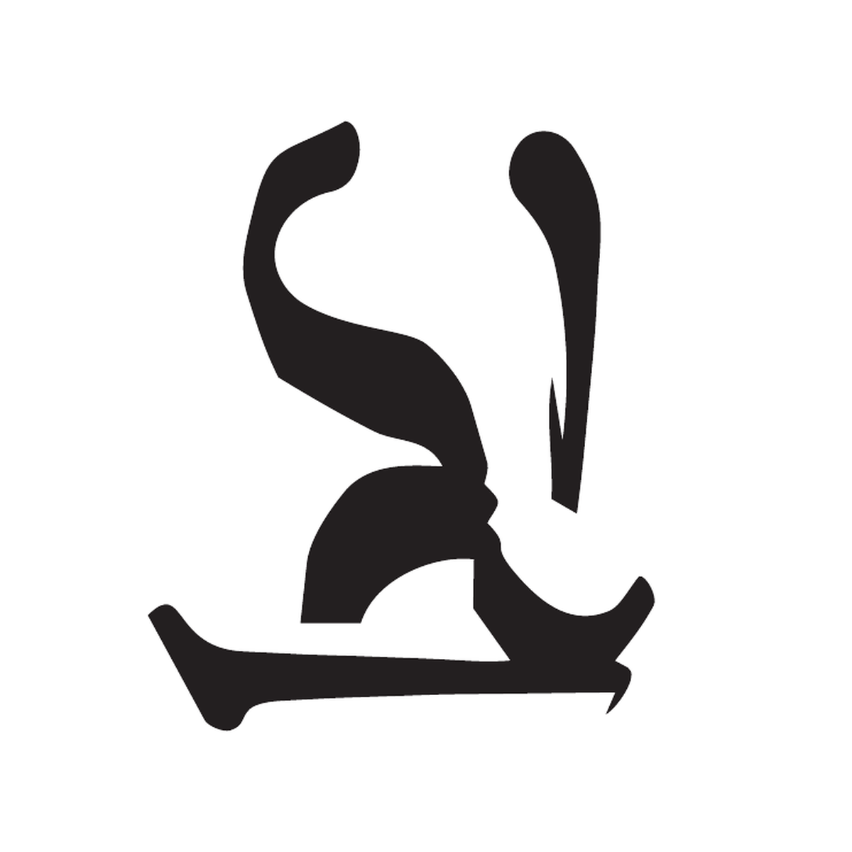 We Create Monsters asemic sign 10