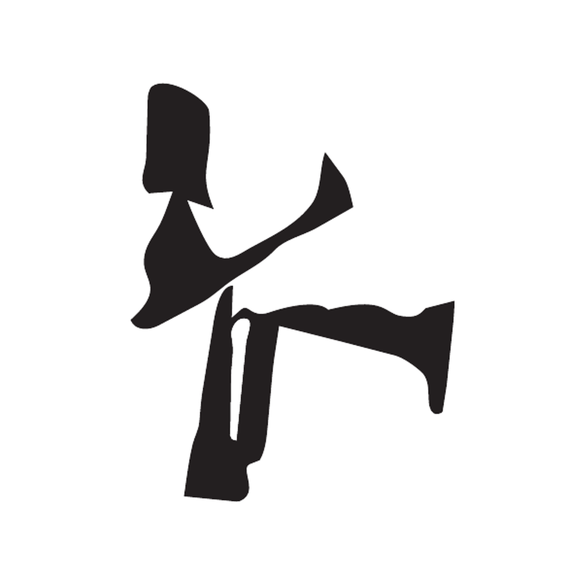 We Create Monsters asemic sign 15