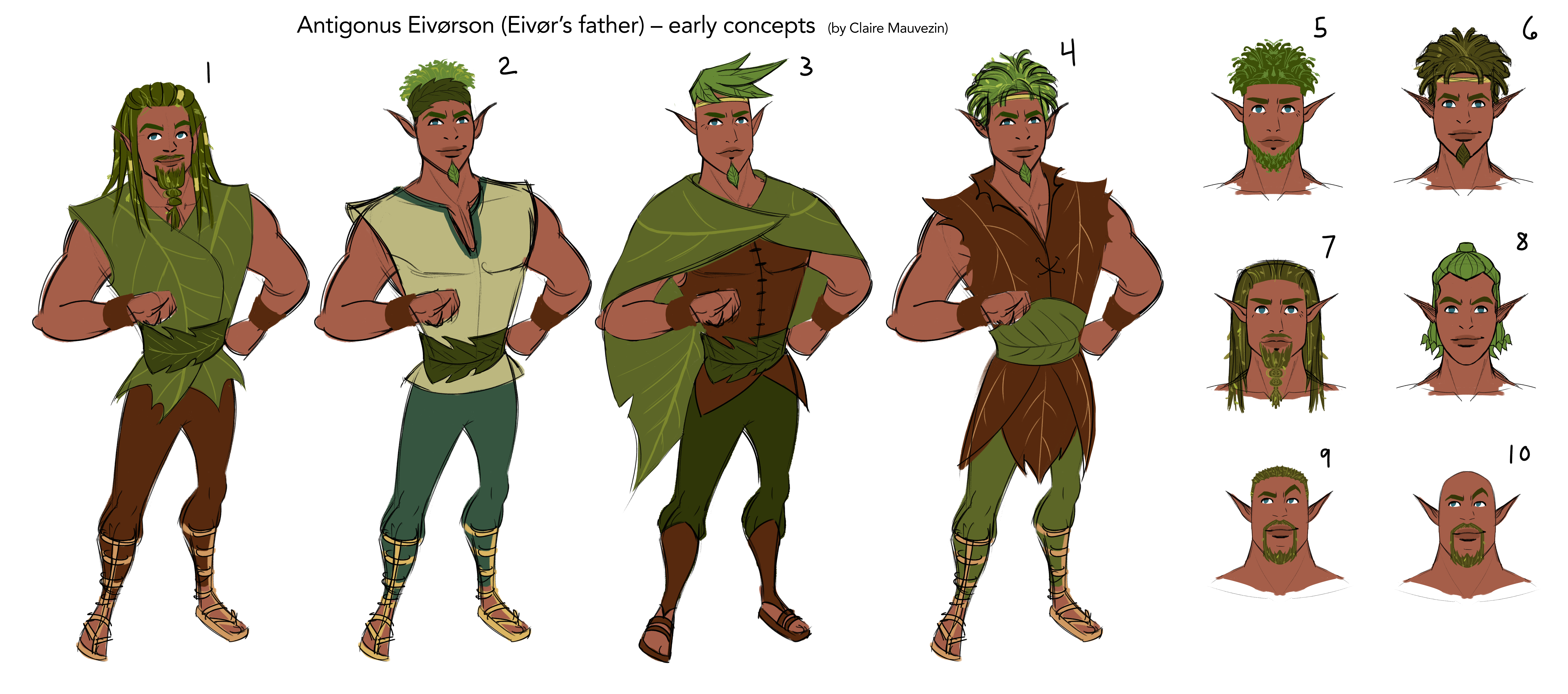 Claire Mauvezin Eivor's father concept sheet