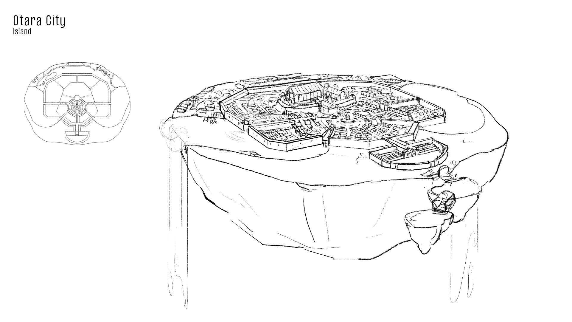 Otara city island concept