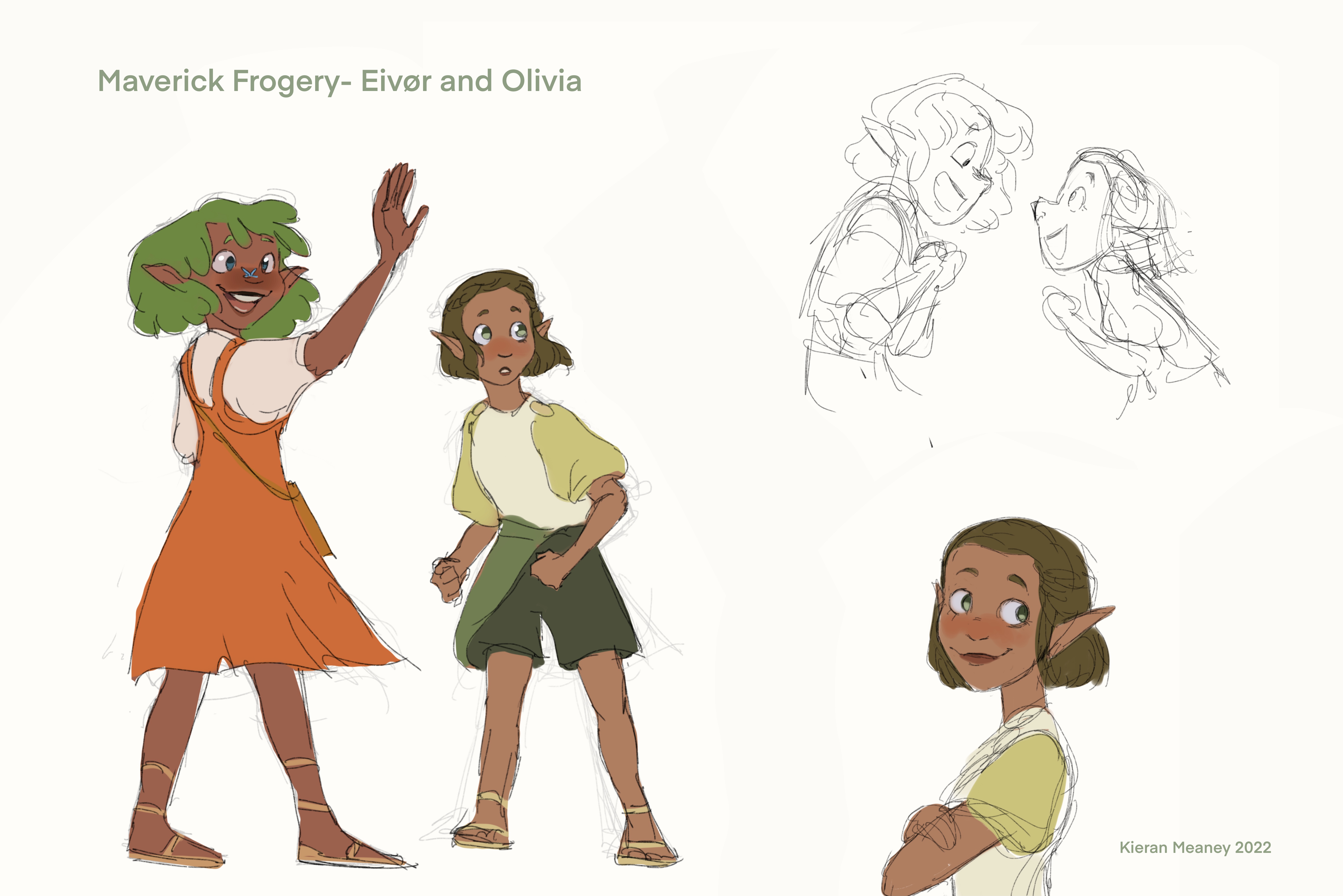 Eivor and Olivia key visual by Artist K