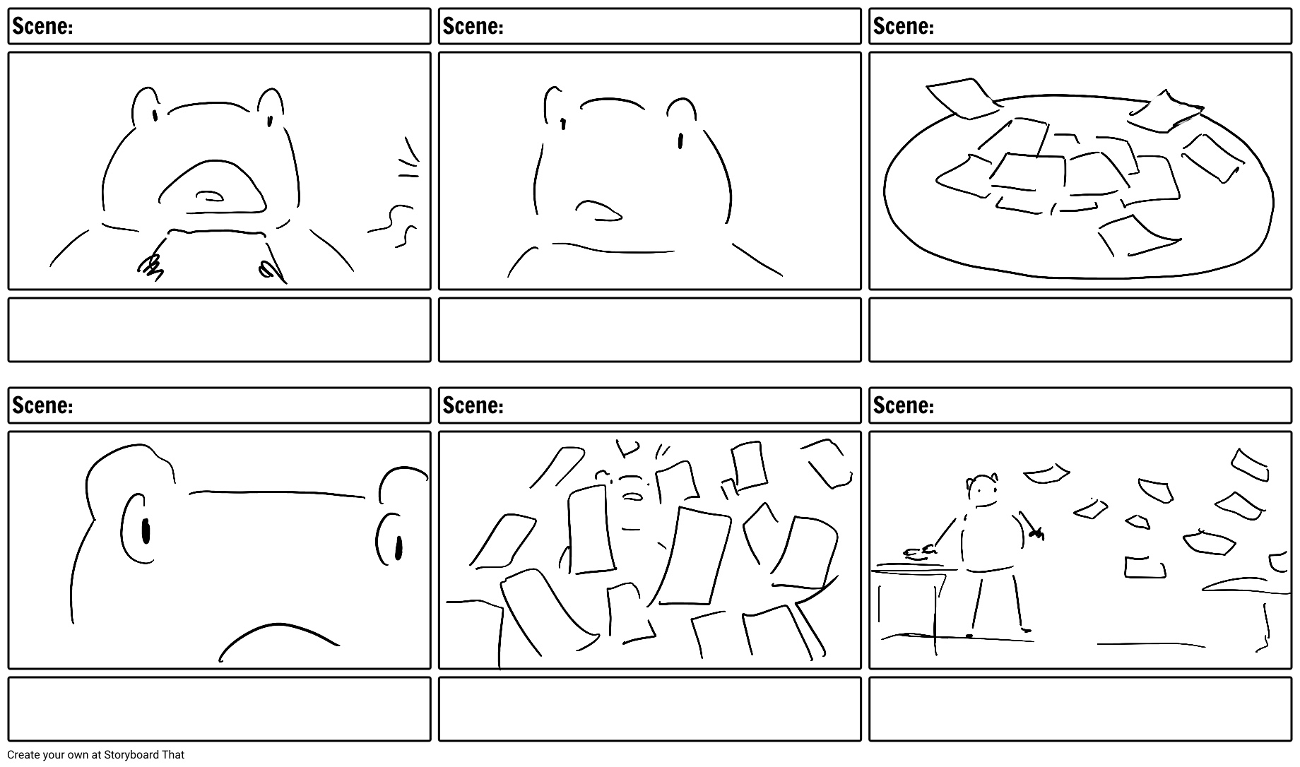 Peanut butter storyboard 4 by Charlotte Launey
