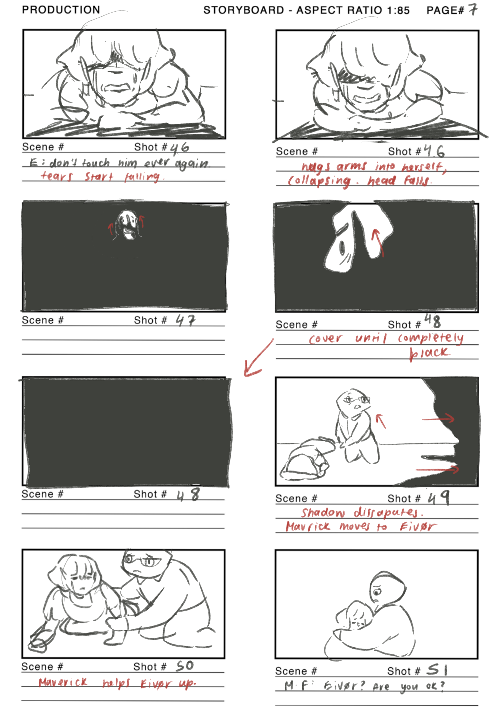 Additional storyboard board by Ellie Lazzarini 3078