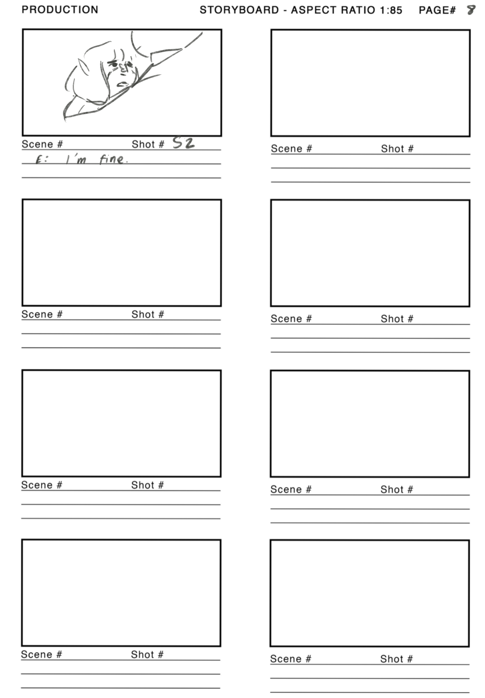 Additional storyboard board by Ellie Lazzarini 3079