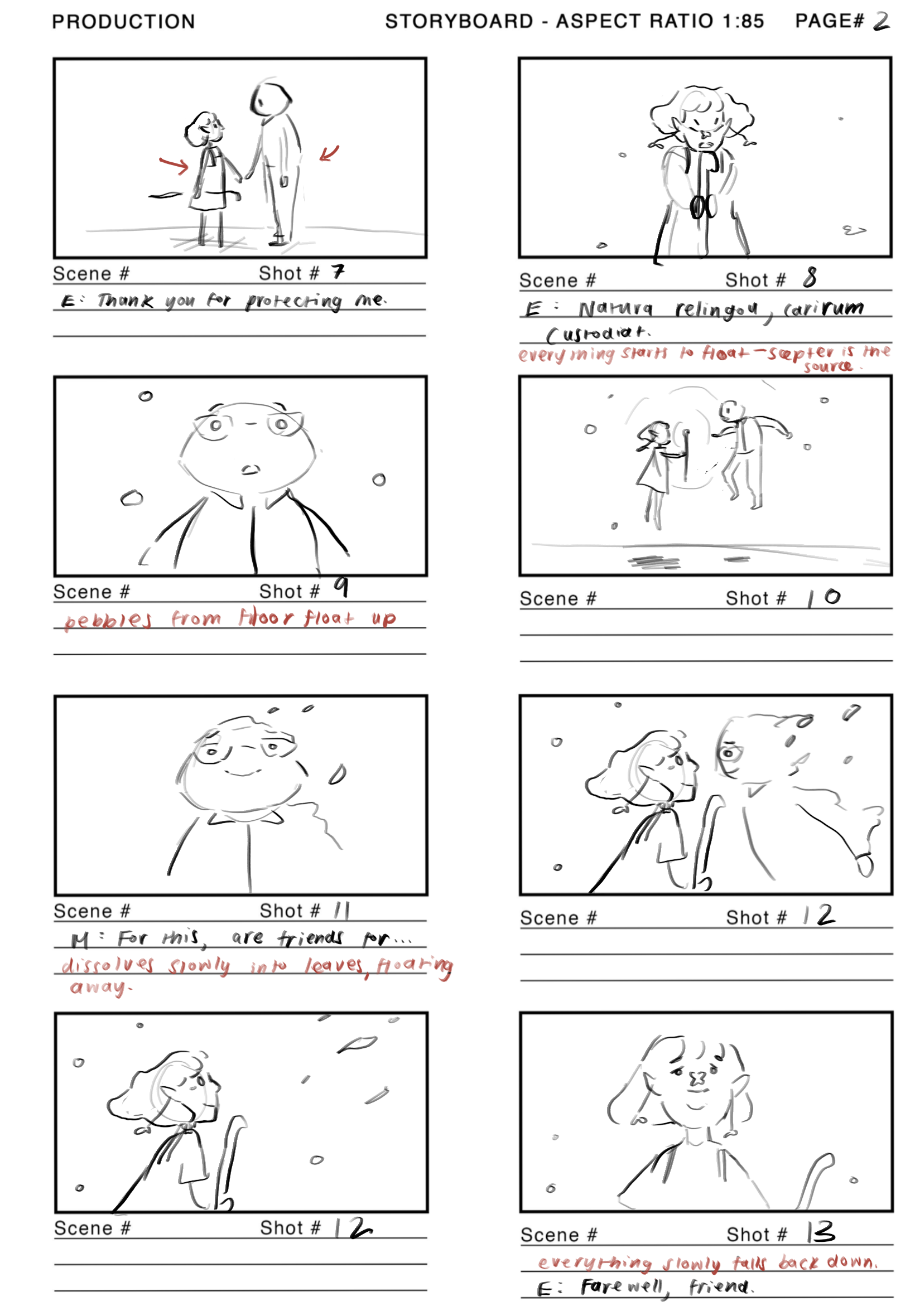 Additional storyboard board by Ellie Lazzarini 3091