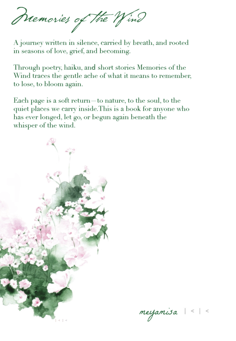 Memories of the Wind sample inside page