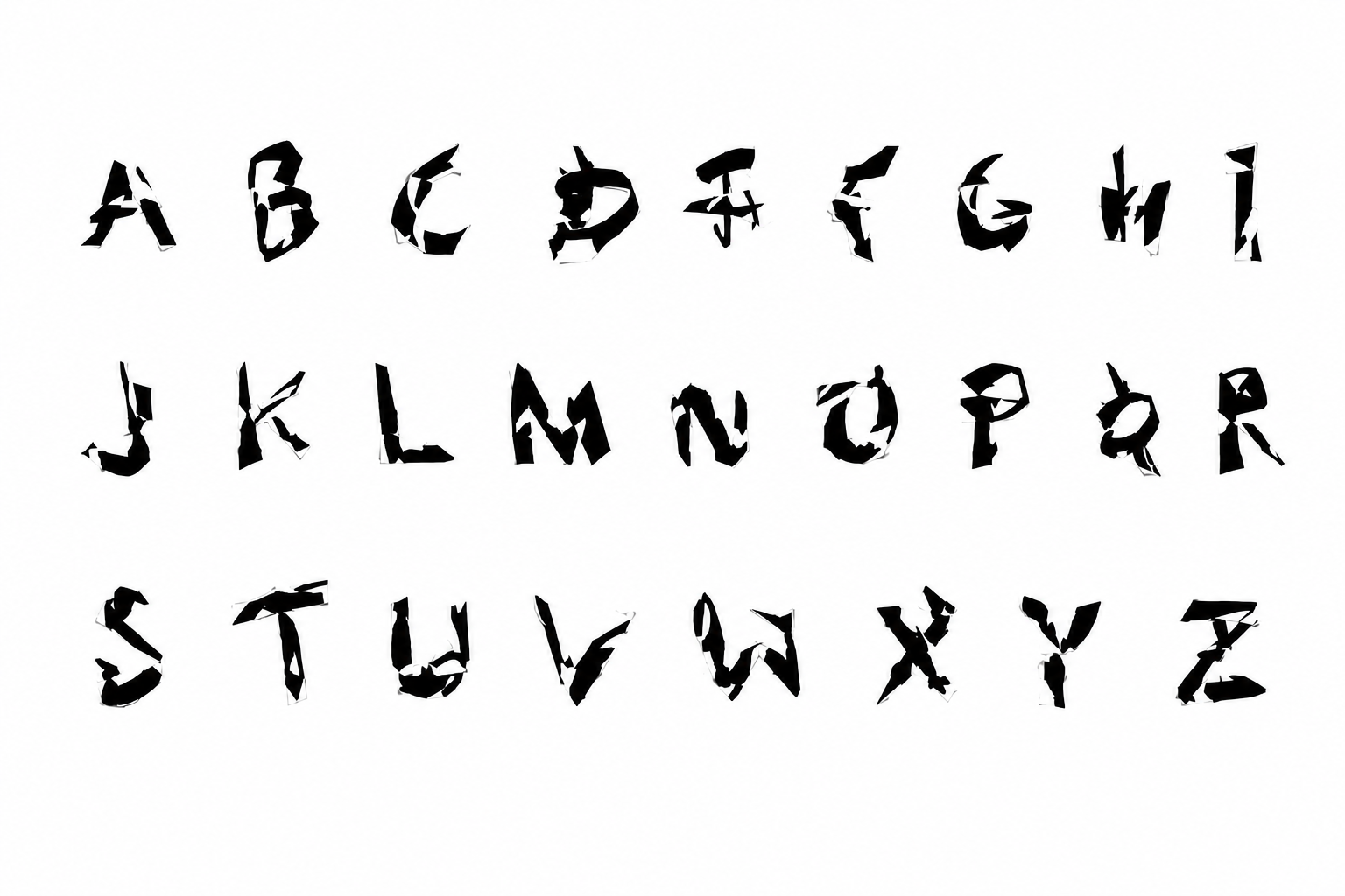 UDTYPE.TMLAB alphabet