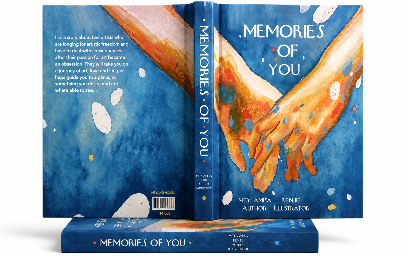 Memories of You narrative poetry book cover and spine